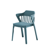 Crusade-B Modern Slat Back Stackable Dining Room Plastic Chair